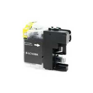 Compatible Brother LC103BK XL Black ink cartridge, High Yield