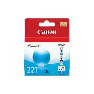 Original Canon CLI-221C Cyan ink cartridge, 2947B001