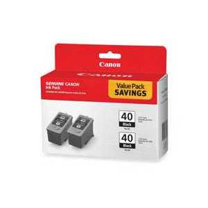 Original Canon PG-40 ink cartridges, 0615B013, 2 pack
