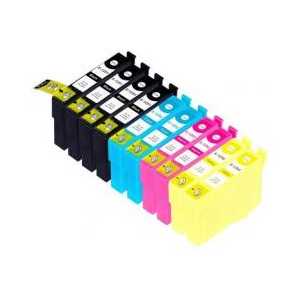 Remanufactured Epson 125 ink cartridges, 10 pack
