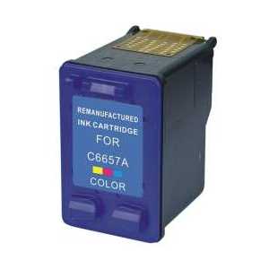 Remanufactured HP 57 Tricolor ink cartridge, C6657AN