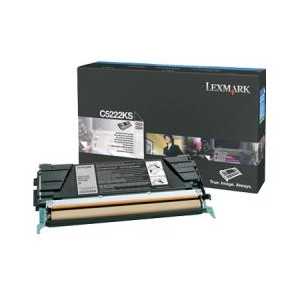 Original Lexmark C5222KS Black toner cartridge, 4000 pages
