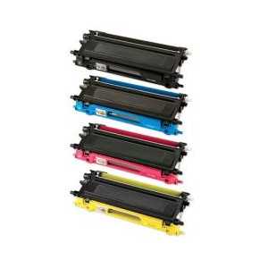 Compatible Brother TN210 toner cartridges - 4 pack