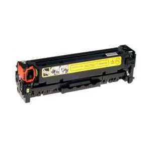 Compatible HP 410X Yellow toner cartridge, High Yield, CF412X, 5000 pages